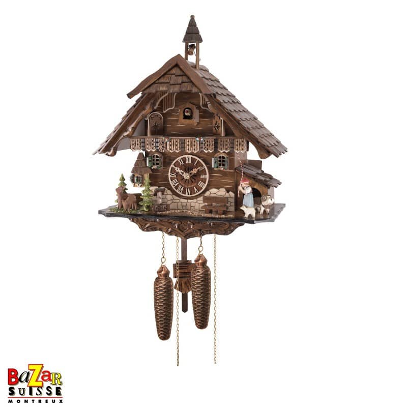 8-Day Mechanical Cuckoo Clock – Bell Ringer