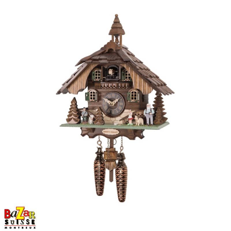 Orologio a cucù al quarzo con musica – casa di Heidi