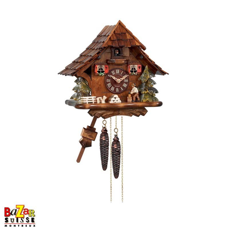 Orologio a cucù meccanico – taglialegna