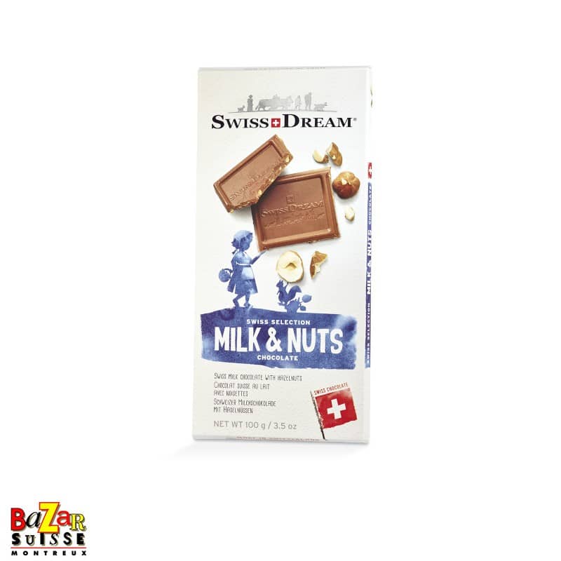 Swiss Dream Swiss chocolate – milk and hazelnuts