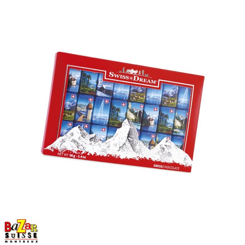 Swiss Dream Souvenirschachtel – 24 Napolitains