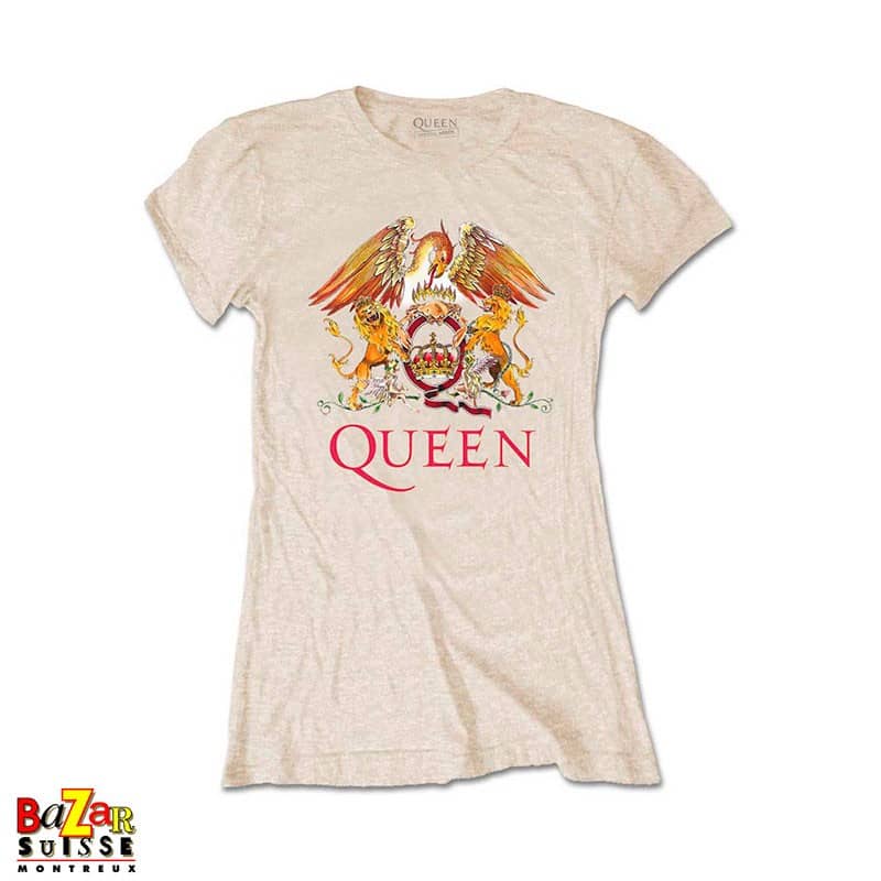 T-shirt da donna Queen Crest – Sand