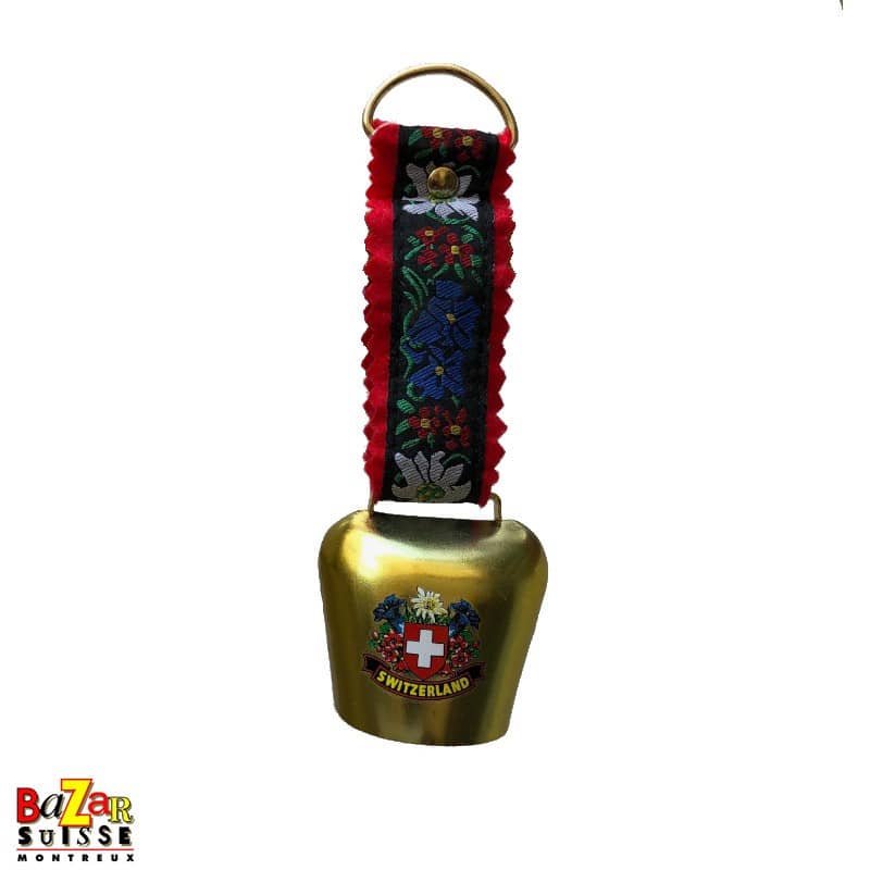 Campana floreale con cinturino in tessuto