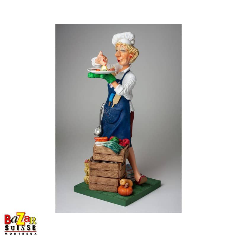 La cheffe cuisinière - figurine Forchino