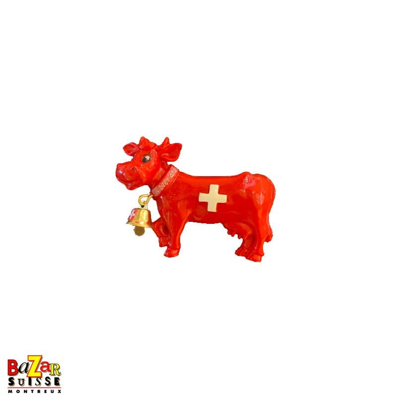 Aimant décoratif – vache rouge