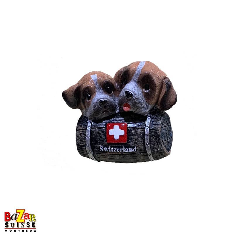 Aimant décoratif – chiens Saint-Bernard