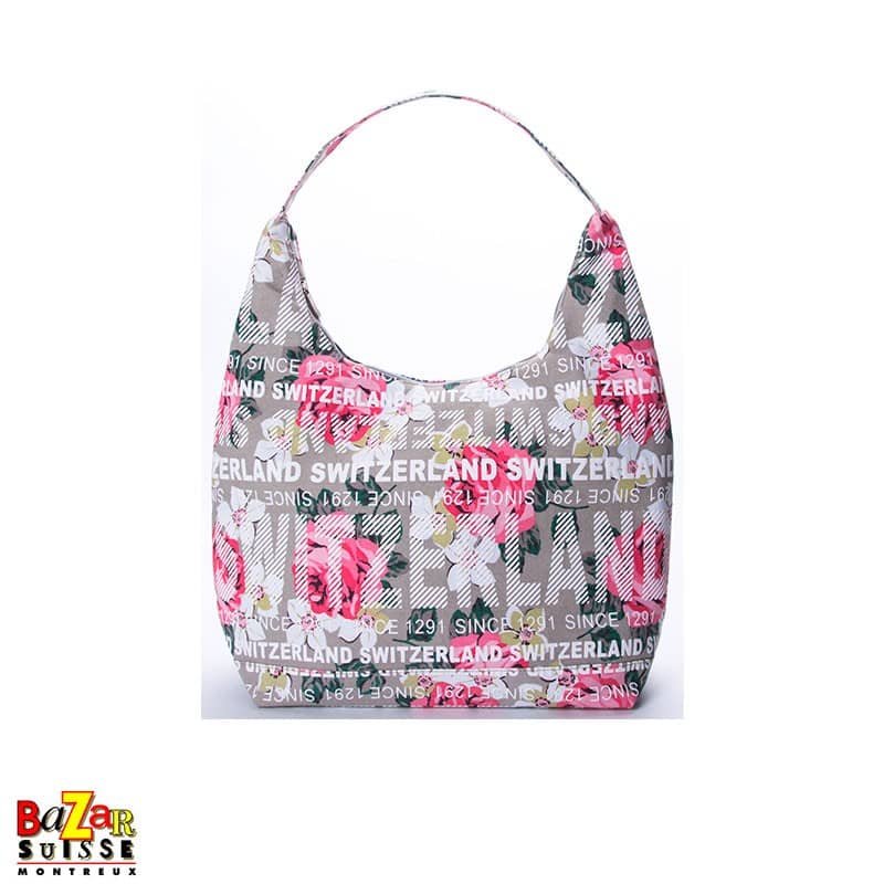 Borsa a spalla Robin Ruth – Switzerland con fiori beige