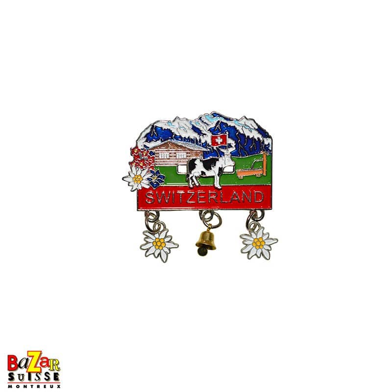 Aimant décoratif – Alpes suisses, 3 pendentifs
