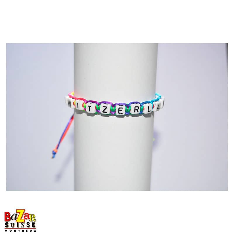 Braccialetto multicolore “Switzerland”