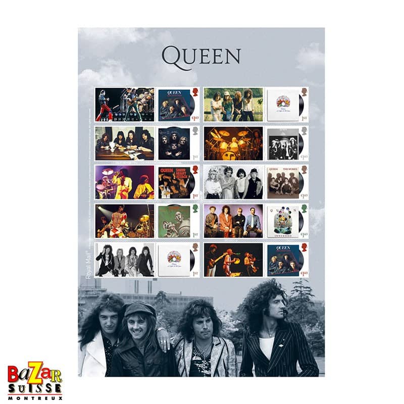 Stamps - Queen Album Cover Collector's Sheet
