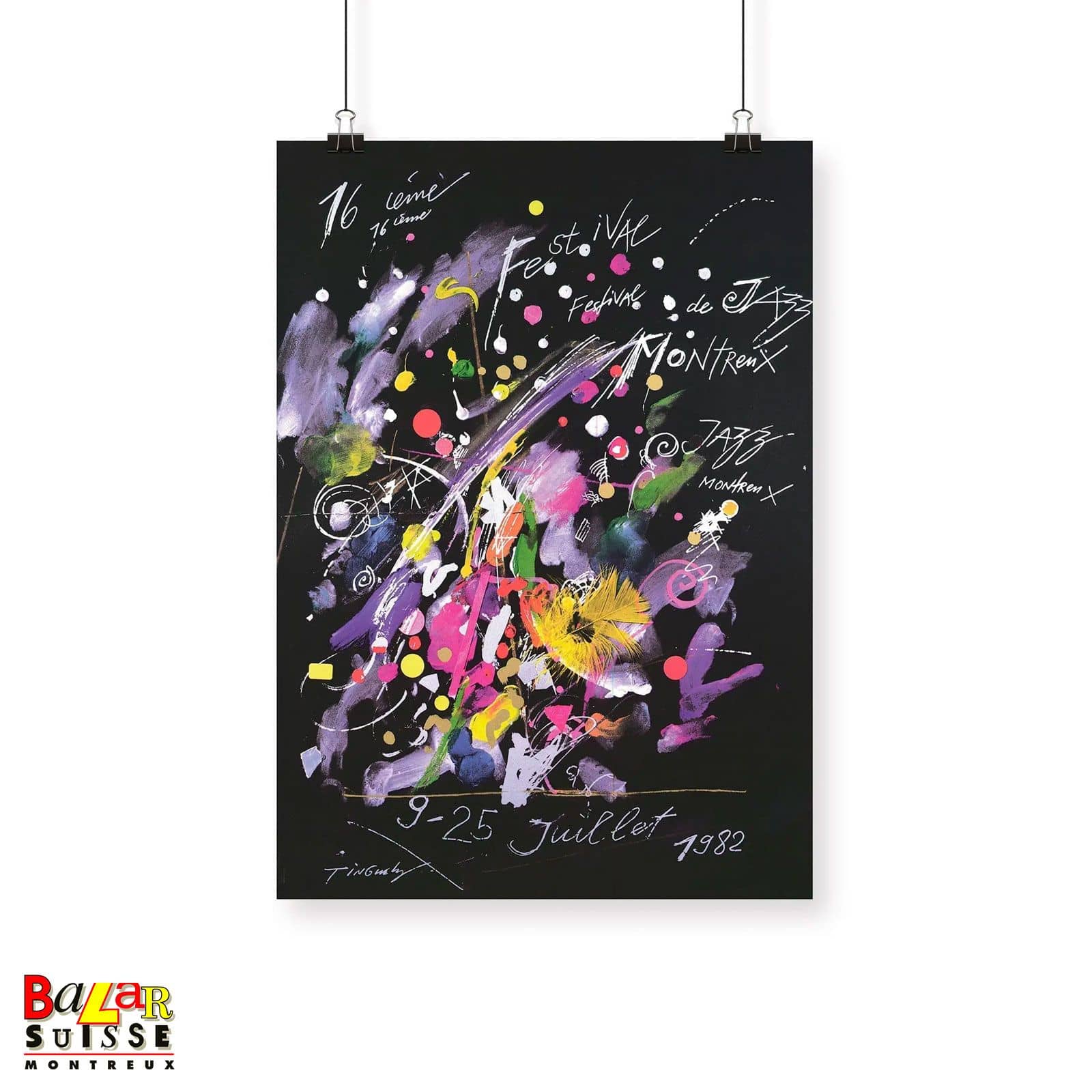 Poster zum Montreux Jazz Festival 1982