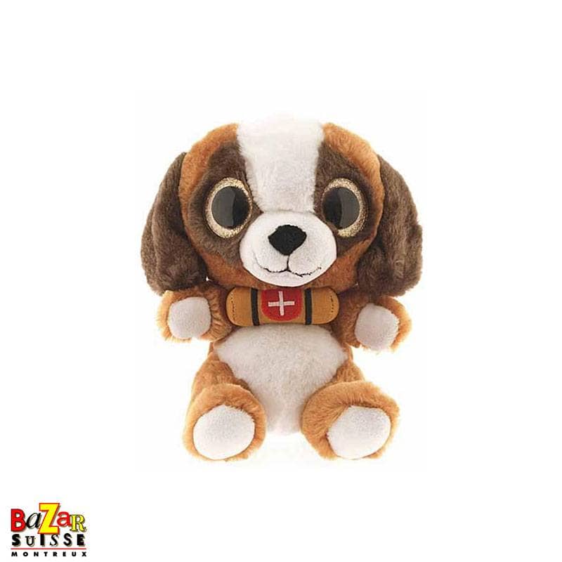 Peluche San Bernardo con grandi occhi