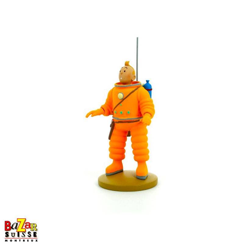 Tintin cosmonaut figurine