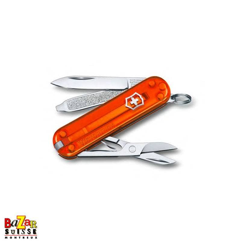 Classic SD transparent – Fire opal – Victorinox Swiss Army Knife