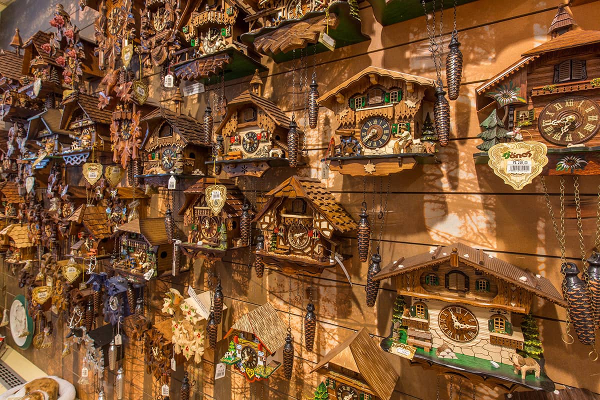 Intérieur du magasin Bazar Suisse à Montreux